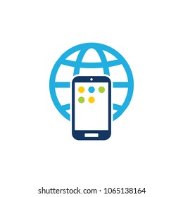 Mobile World Logo Icon Design
