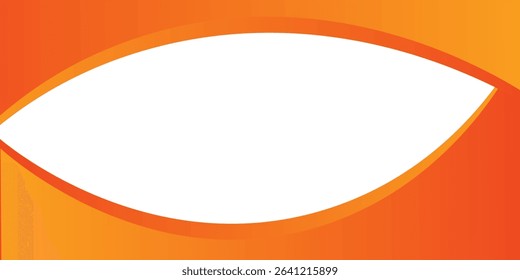 MobileModern orange banner background. Graphic design banner pattern background template with dynamic wave shapes. EPS 10