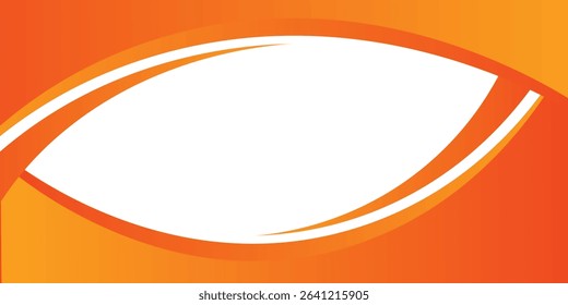 MobileModern orange banner background. Graphic design banner pattern background template with dynamic wave shapes. EPS 10