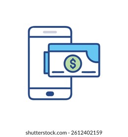 mobile-payment icon vector illustration new