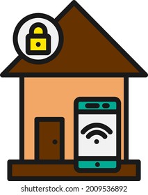 Diseño de iconos de vectores con relleno de línea móvil
