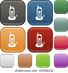 Mobilephone, telephone, icons, vector, button