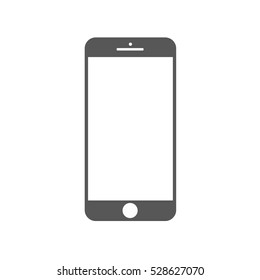 mobilephone vector on white background