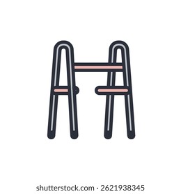 Mobility aid stands alone indoors disability assist