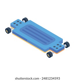 Mobility and Cycle Rides Isometric Icons 
