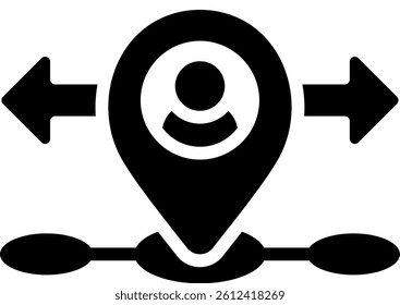 Mobility Icon Glyph Vector Illustration