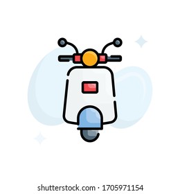 Mobility vector illustration. Filled outline style icon. Technology & Smart Working symbol. 