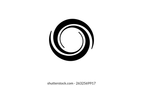 loop mobius, silhueta isolada preta