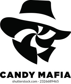 The Mobster Lollipop Logo is a playful and creative representation of a candy shaped like a classic mobster. With its whimsical design, it combines the sweetness of a lollipop with the iconic elements