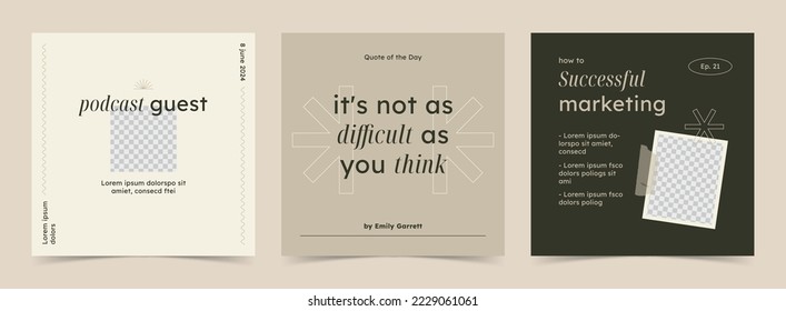 Mobu Coach instagram post template - social media