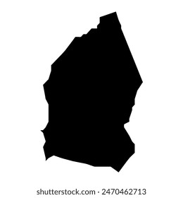 Moca map, administrative division of Puerto Rico. Vector illustration.