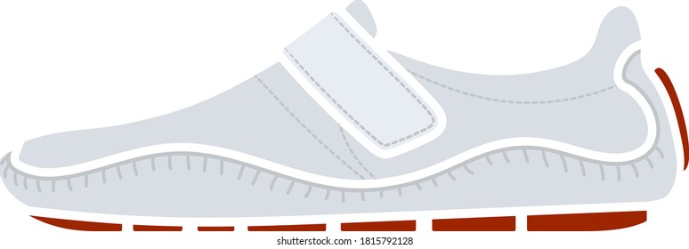 Moccasin Icon. Flat Color Design. Vector Illustration.