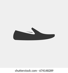 Moccasin  icon illustration isolated vector sign symbol