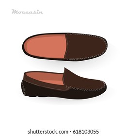 moccasin. men shoes