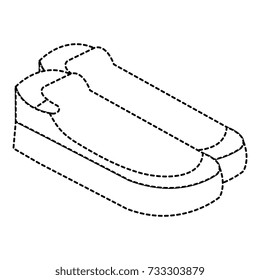 moccasins shoes isolated icon