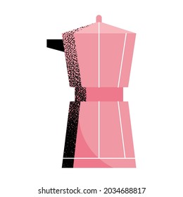 mocha coffee method isolated icon