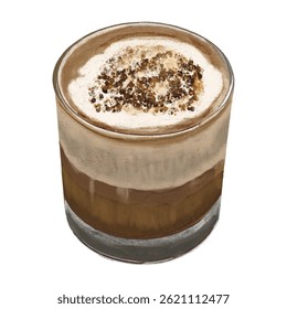 Mocha Hazelott Latte Coffee Espresso Beverage Dessert