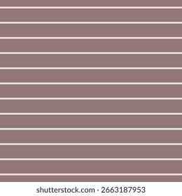 Mocha and Ivory Medium Horizontal Stripe Pattern