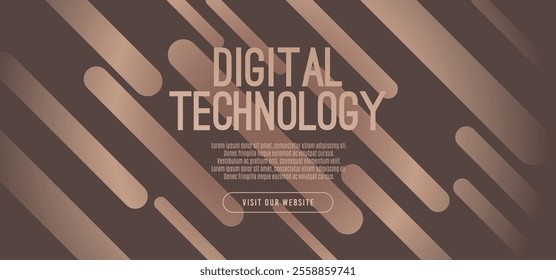 Mocha Mousse abstract background, digital technology speed connect, cyber nano information,  communication, innovation future tech data, internet network connection, Ai big data, line dot illustration