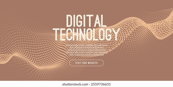 Mocha Mousse abstract background, digital technology speed connect, cyber nano information,  communication, innovation future tech data, internet network connection, Ai big data, line dot illustration