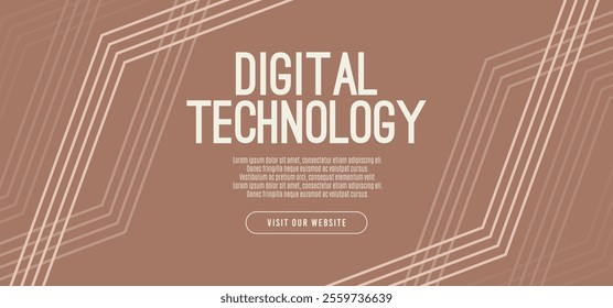 Mocha Mousse abstract background, digital technology speed connect, cyber nano information,  communication, innovation future tech data, internet network connection, Ai big data, line dot illustration