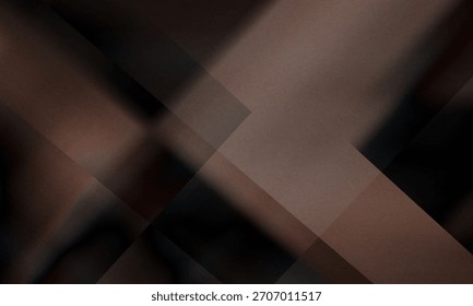 fundo abstrato marrom mocha mousse. tendência de cor 2025 apresentando elegante retângulo oblíquo geometria com gradiente escuro e textura de grão de papel