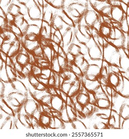 Mocha mousse color Abstract horizontal background with waves. Trendy vector illustration in style retro