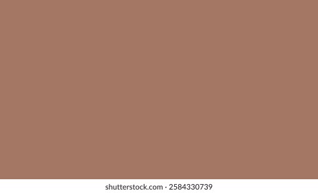 Mocha Mousse color. Chocolate rectangular background. Brown empty backdrop. Monochrome trendy wallpaper. Simple color minimalist concept. 