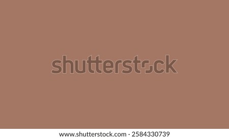 Mocha Mousse color. Chocolate rectangular background. Brown empty backdrop. Monochrome trendy wallpaper. Simple color minimalist concept. 