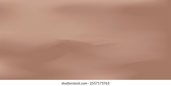 Mocha mousse color gradient background, cream and coffee texture, pastel gradation pattern, blur elegant backdrop. Trendy colour 2025 year. Abstract soft empty bg. Vector illustration