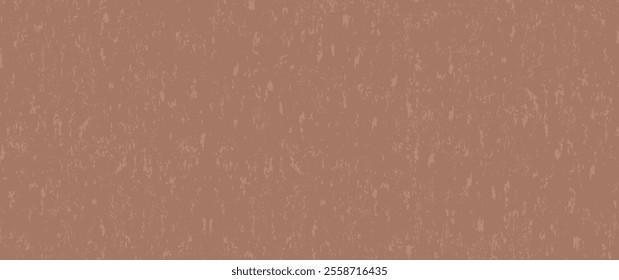 Mocha mousse color pattern, grunge background, old dirty grain wall. Abstract rough texture. Scratch paper effect. Noise vintage bg.  Trendy colour 2025 year. Vector illustration