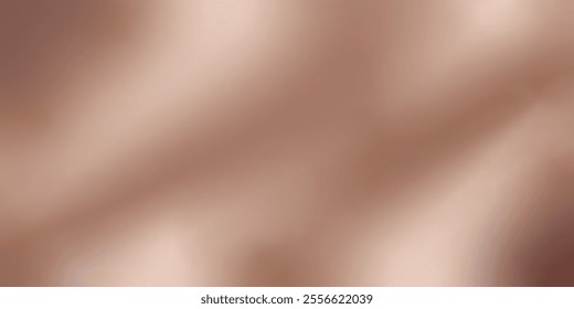 Mocha mousse color silk vector mesh gradient background, soft transition. Stylish Gradient in Warm Mocha Mousse Shades