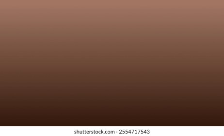 Mocha Mousse color of the year 2025 gradient background. Abstract blurred brown vector backdrop. Textured Luxury template for device, ads, flyer, poster, web. Premium banner. Copy space. NFT card.