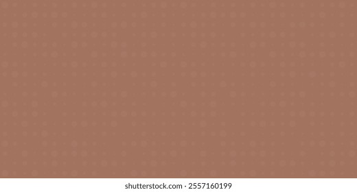 Mocha Mousse Color of Year 2025. Trendy seamless background. Fashion polka dot. Coffee fabric. Vector illustration