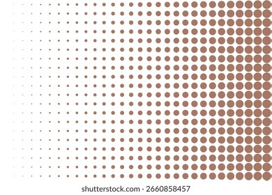 Mocha Mousse, gepunkteter Farbverlauf-Halbtonhintergrund