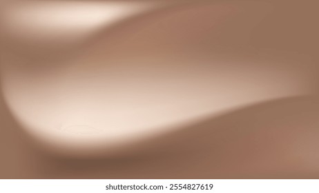 Mocha Mousse. Elegance soft brown gradient background on trendy color 2025. Horizontal banner for presentation, branding, social media and websites, cover, branding. Vector digital luxury illustration