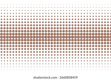Mocha Mousse horizontal halftone dots background
