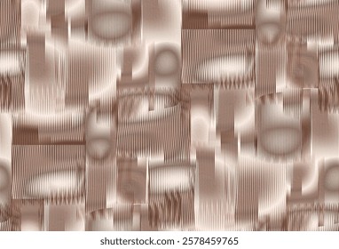 Mocha mousse metaverse striped seamless texture in trendy tones of the year. For mobile apps, wall art, wallpaper, wall panel, fabric, poster, interior decor. 