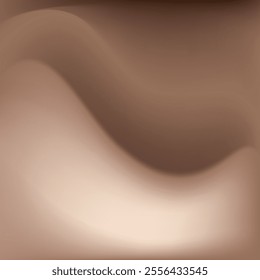 Mocha Mousse. Square elegance soft brown gradient background on trendy color 2025. Banner for cover, social media, presentation, branding, websites, news. Color gradation vector digital illustration