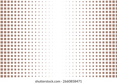 Mocha Mousse square halftone pattern background