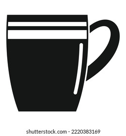 Mocha mug icon simple vector. Hot tea. Ceramic cup