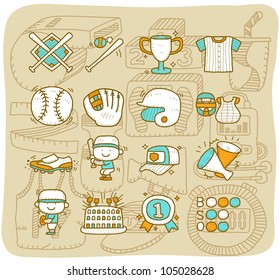 Mocha Series | Baseball ,Sport icon set