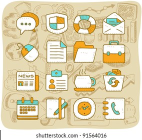 Mocha Series | 
business,office,internet icon set