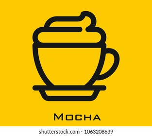 Mocha vector icon