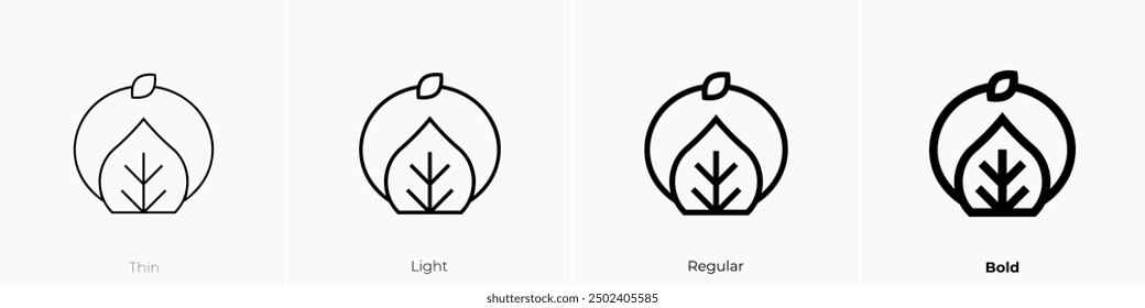 mochi icon. Thin, Light Regular And Bold style design isolated on white background