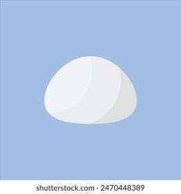 Mochi icon vector. Mochi logo design. Japanese rice dessert. mango, chocolate, original, macha, lemon, blueberry, and sticky rice flavors