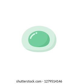 mochi icon (wagashi). Japanese rice dessert. vector illustration