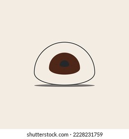 mochi japan logo vector design illustration