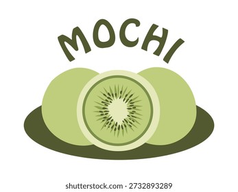 Diseño de carta de Vector con logo Mochi