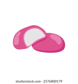 Mochi, Sweets Vector Illustration Isolated